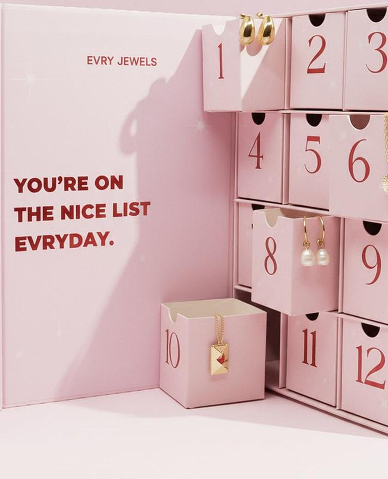 EVRY JEWELS Women'S 12 Days of Sparkle Advent Calendar