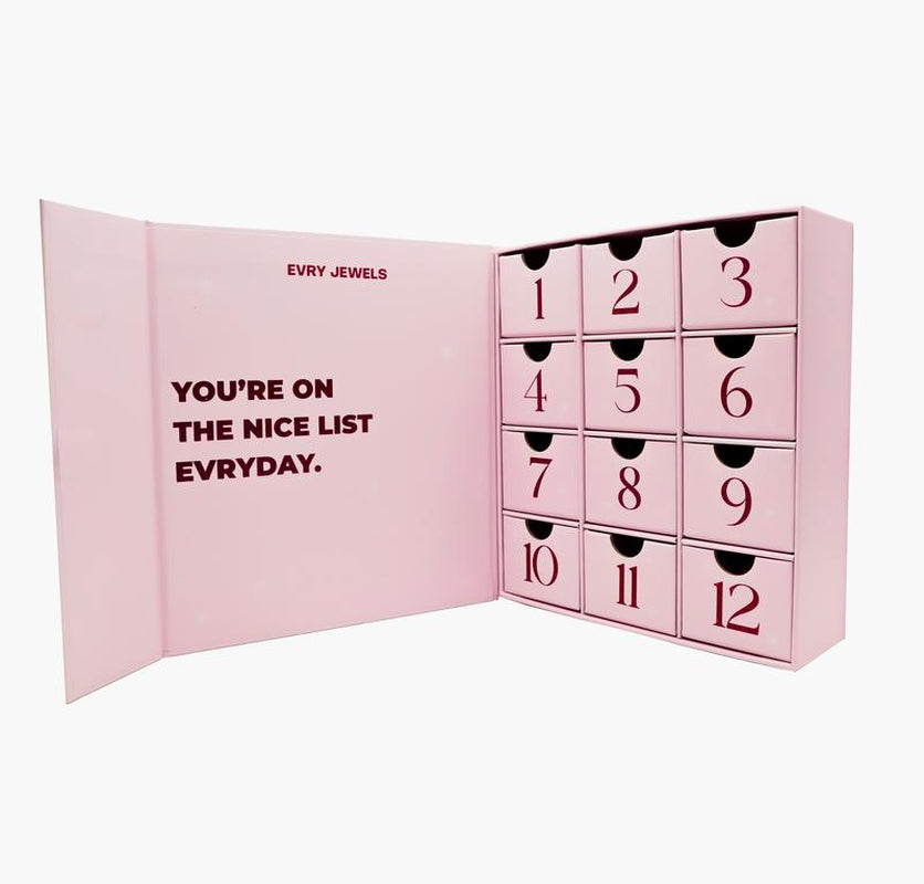 EVRY JEWELS Women'S 12 Days of Sparkle Advent Calendar